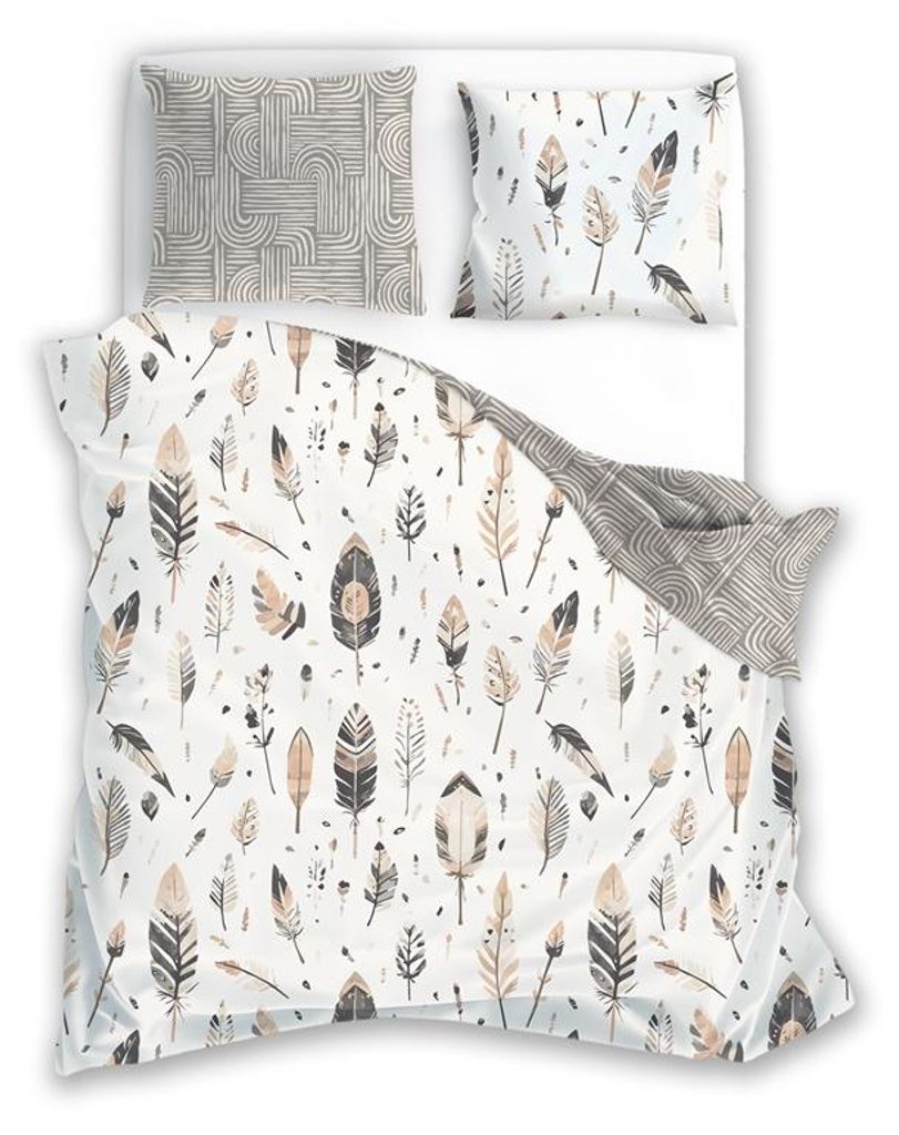 Bettwäsche, Satin-Bettwäsche, 100 % Baumwolle, hohe Produktbild 