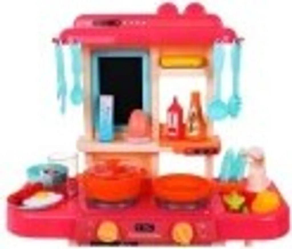 Cuisine interactive rose Little Chef : un jeu sûr avec brûleur réaliste - 4