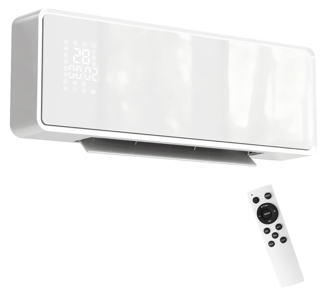 Wandmontierter 2000W Keramik Elektroheizer, Ventilator, Produktbild 