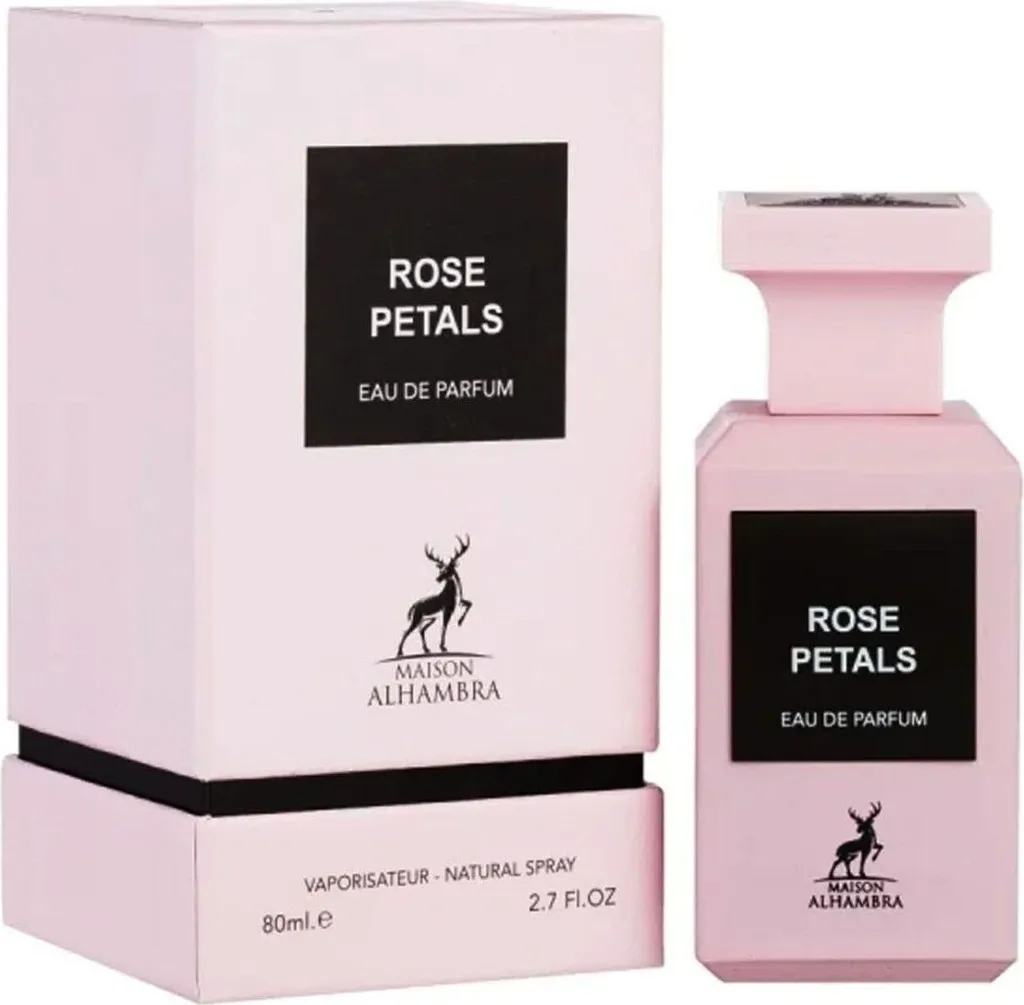 Maison Alhambra Rose Petals Eau de Parfum 80ml - Parfum Floral Intense