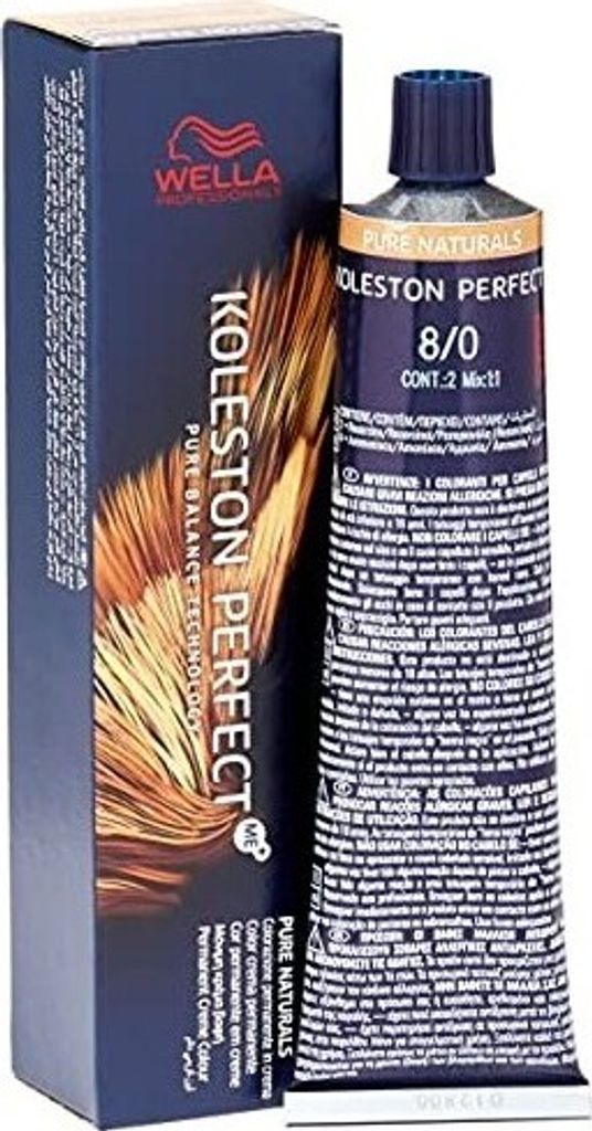 Wella Koleston Perfect Me+ 8/0 Pure Naturals 60 ml Produktbild 2