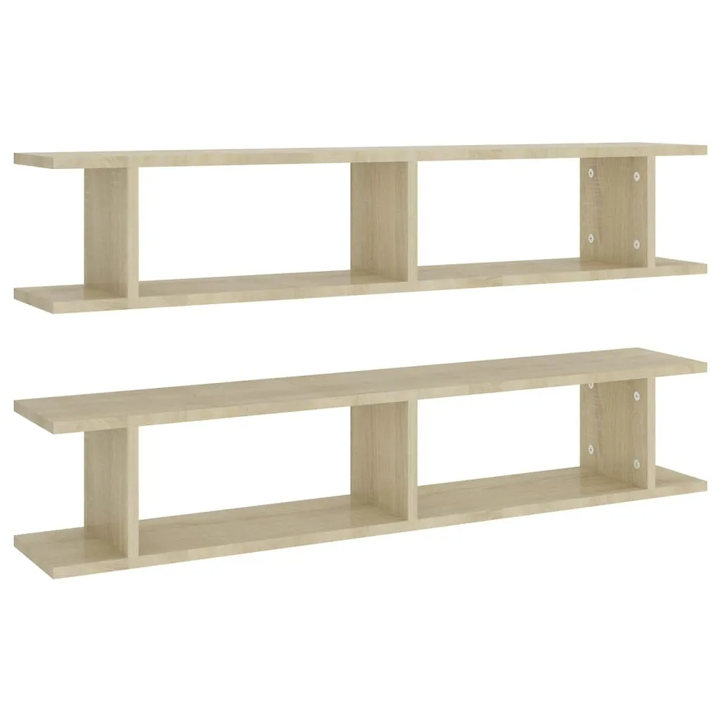 Mensole Legno Rovere Sonoma 105cm: Arreda con Stile Naturale