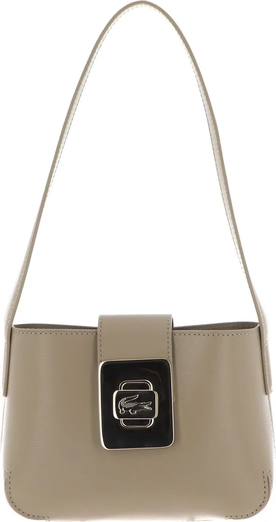 Borsa Lacoste Amelia Pelle Beige - Tracolla Donna Originale Online