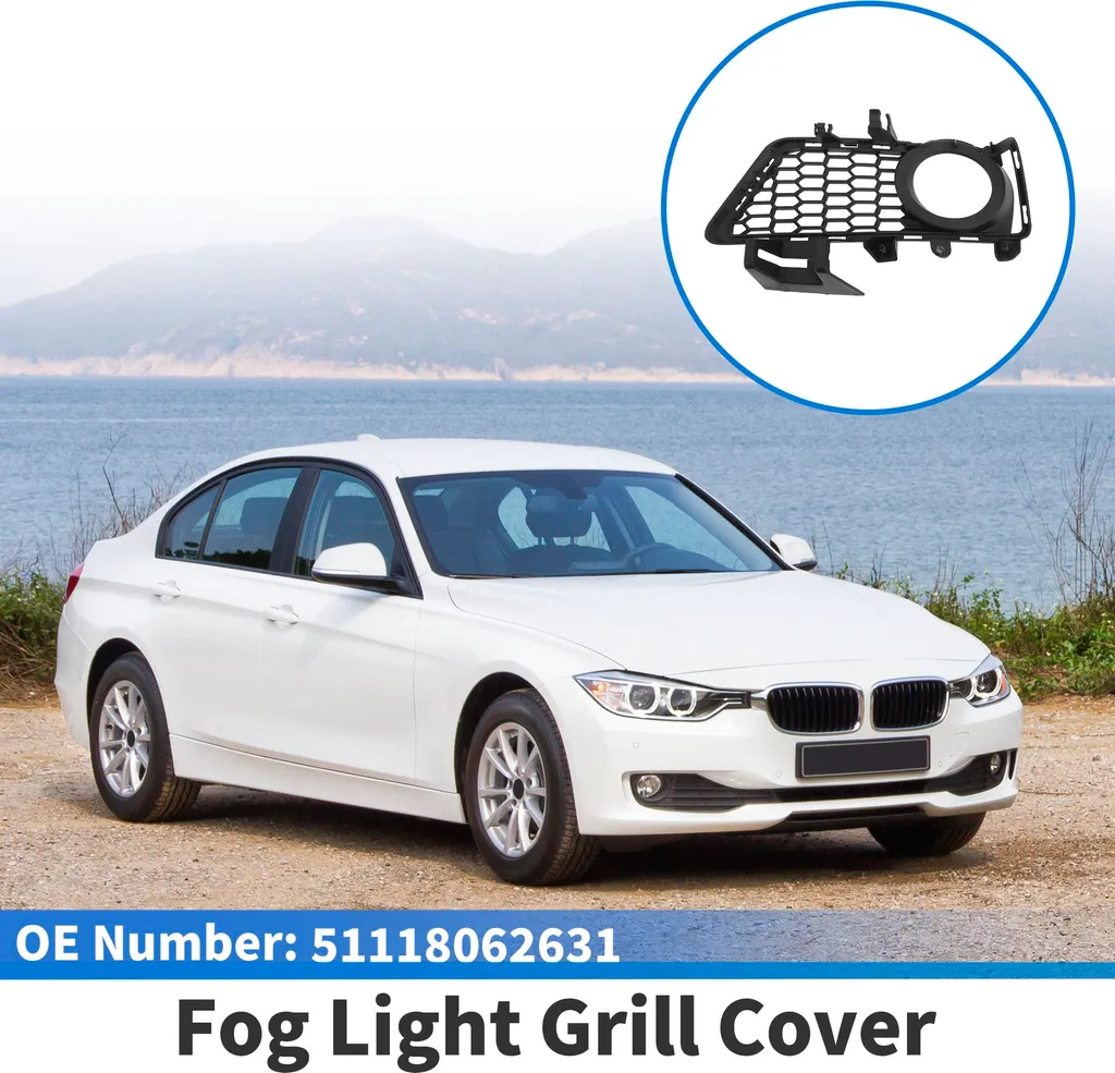 Insert de Grille de Pare-chocs Avant Gauche pour BMW Série 3 2012-2018
