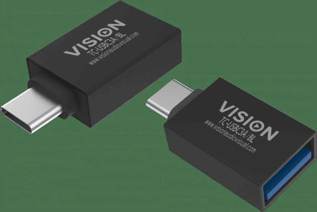 Migliora la Connettività del Laptop con Vision TC-USBC3A/BL USB-C 3.0