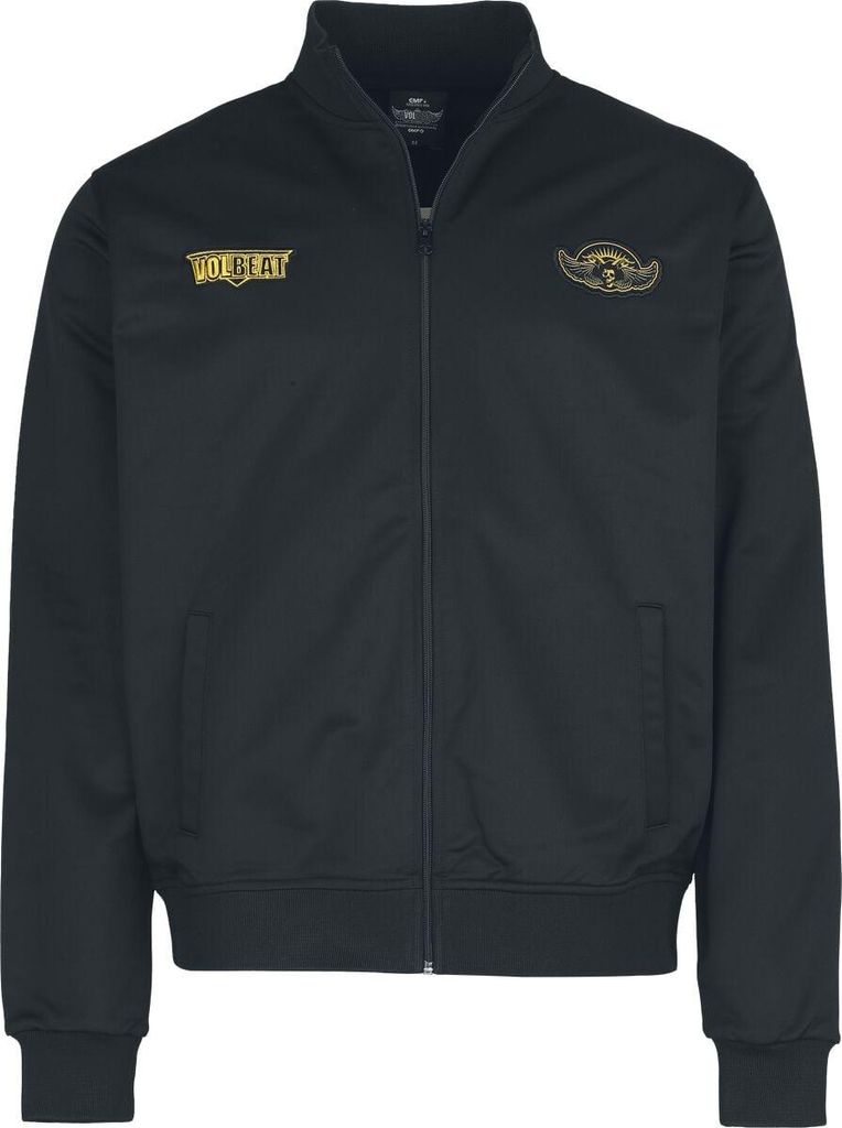Volbeat Trainingsjacke Herren Soccer Trackjacket schwarz 3XL
