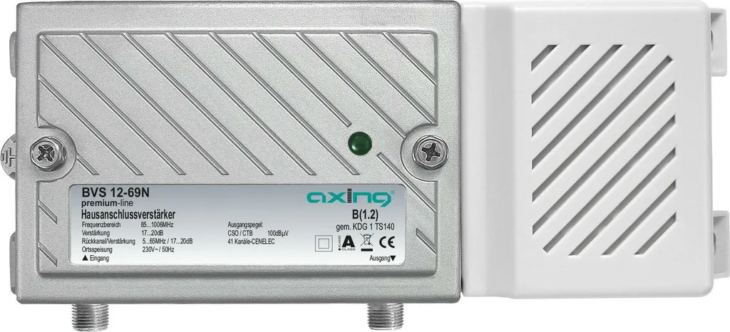 Amplificatore Domestico Axing BVS 12-69N 20 dB | CATV 1006 MHz