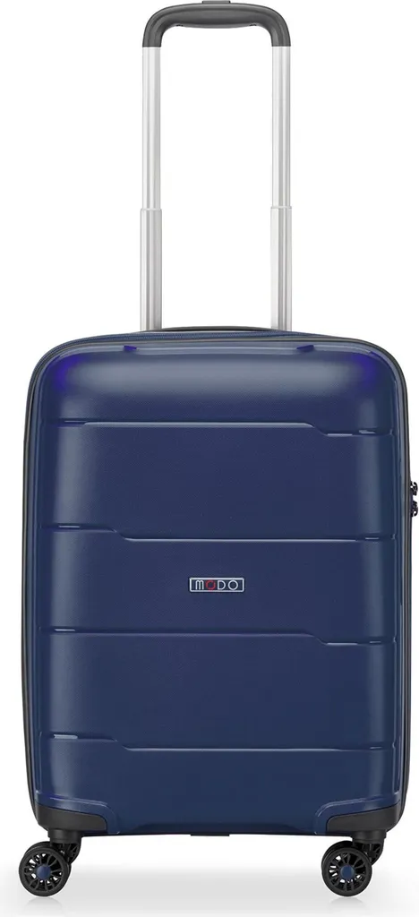 Valise rigide Modo by Roncato Galaxy Spinner 55cm 4 roues TSA Bleue