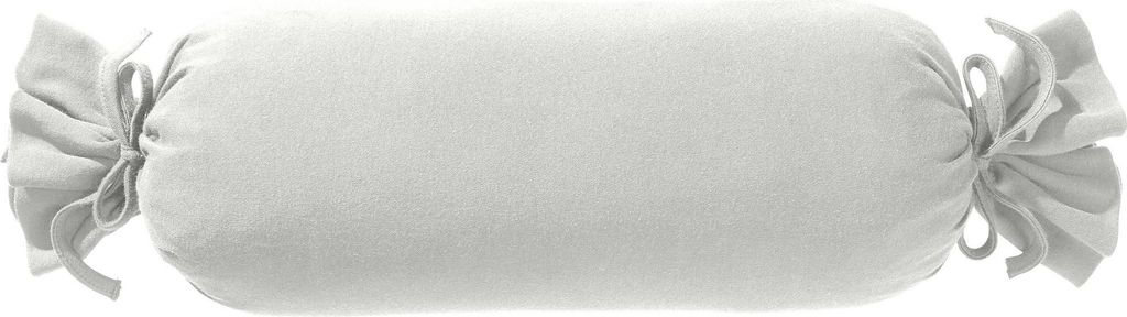 Erwin Müller Nackenrollenbezug Nürnberg" weiß 40x15 cm Ø"