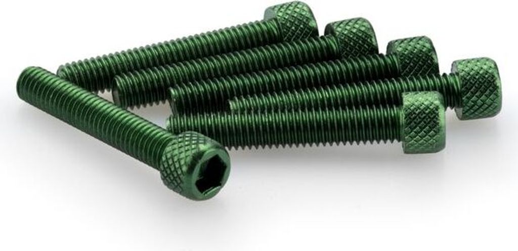 PUIG 0346V Muttern aus Anodisierten Aluminium passend fuer UNIVERSAL UNIVERSAL Grün