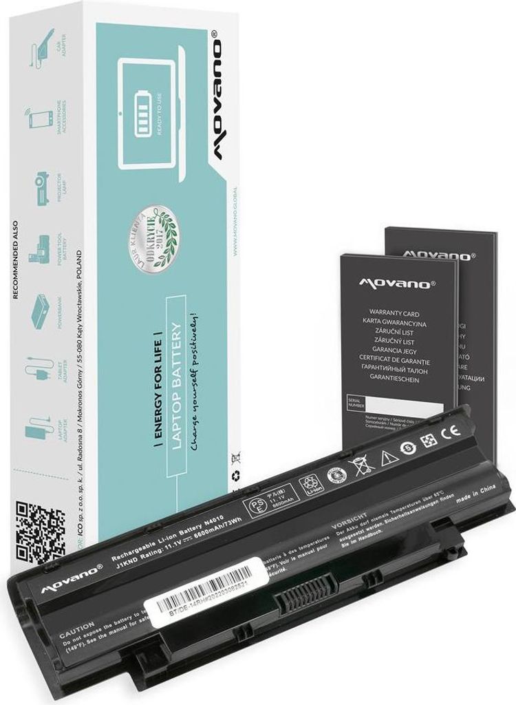 J1KND Akku für Dell 13R 14R 15R 6600mAh Produktbild 