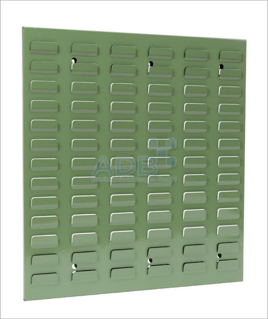 Orthogonale Schlitzplatte | HxB 49,3x45,6cm | Resedagrün Produktbild 