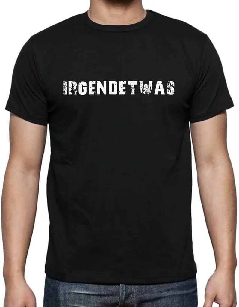 Herren Grafik T-Shirt Irgendetwas Öko-Verantwortlich Vintage Jahrgang Kurzarm Lustige Druck Geburtstag Geschenk Mann