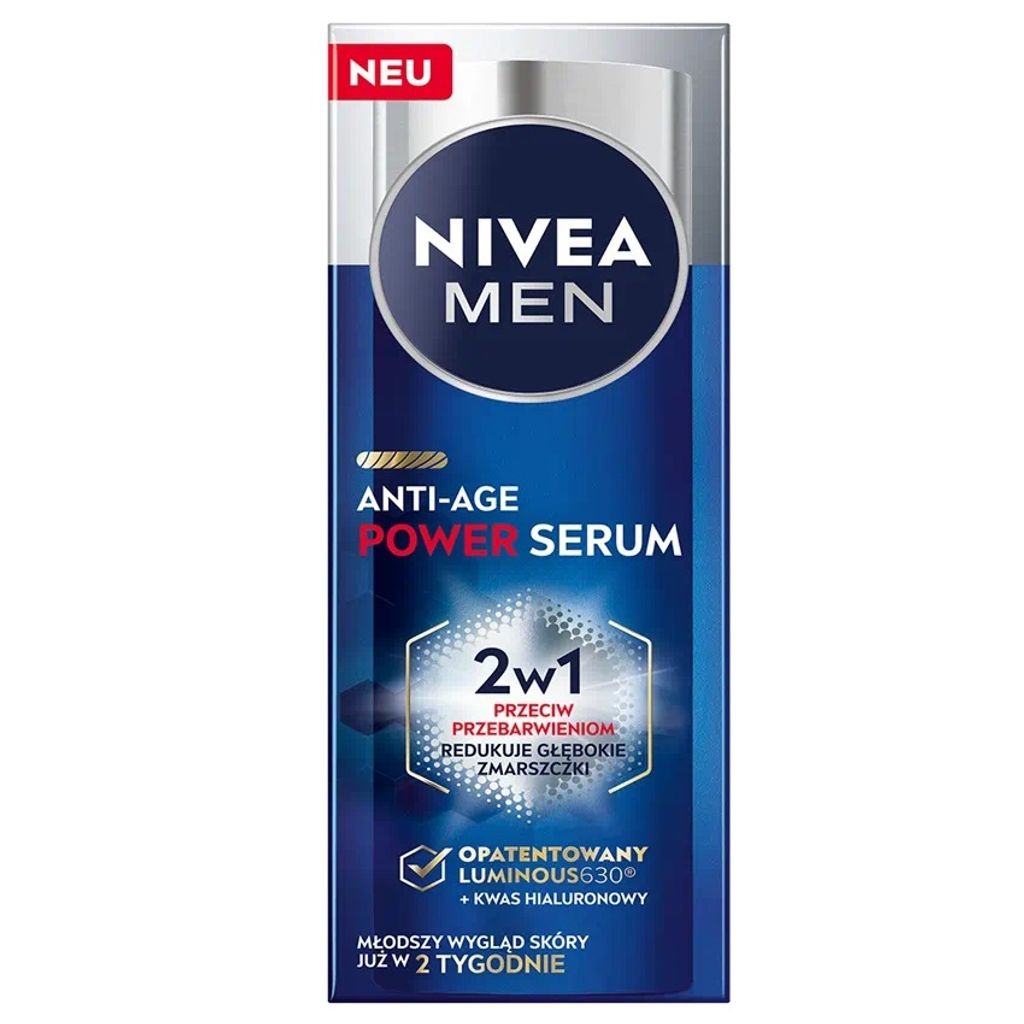 Nivea Men Anti-Age Power Serum 2in1 przeciw przebarwieniom, Obrázok produktu 