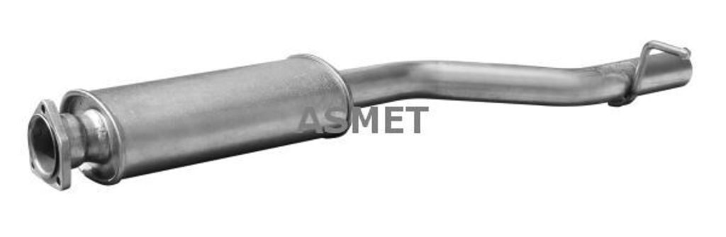 ASMET 01.025 Mittelschalldämpfer Schalldämpfer passend für MERCEDES-BENZ C-Klasse Limousine (W203) C-Klasse T-modell (S203) CLK (C209) CLK Cabri...