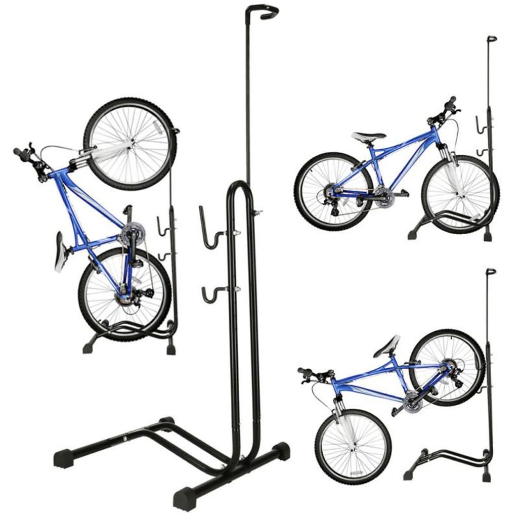 KIK - Fahrradstnder einzeln hoch fixiert Metall schwarz