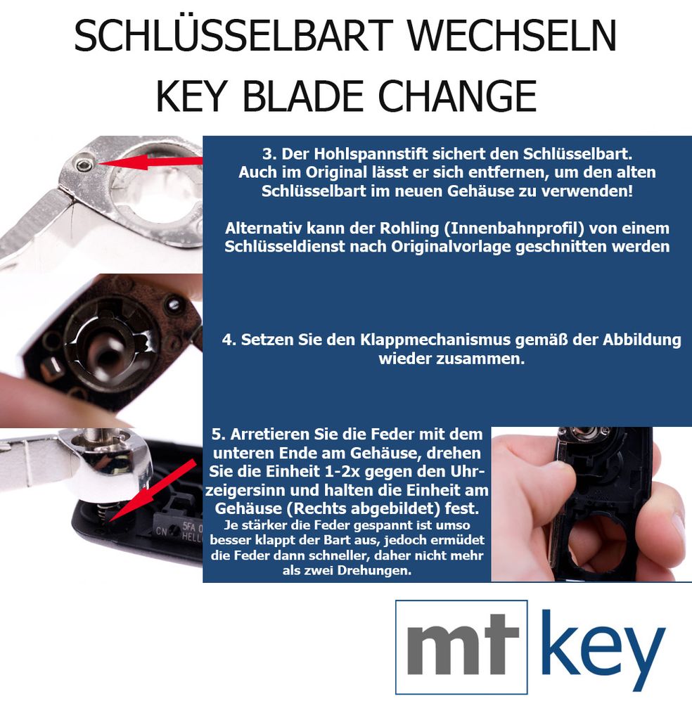 2-taste Klapp Schlüssel Gehäuse Ersatz Folding Key Für Opel Astra
