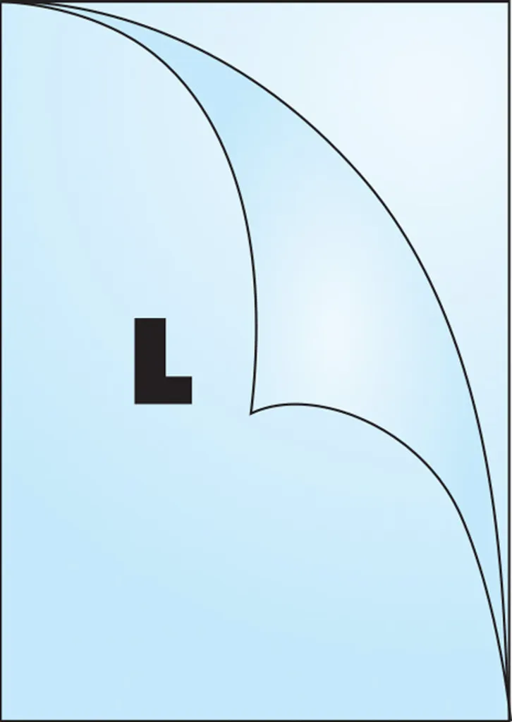 OFFERTA 100 pz Cartelline a L A4 80my - Trasparente Extra Forte