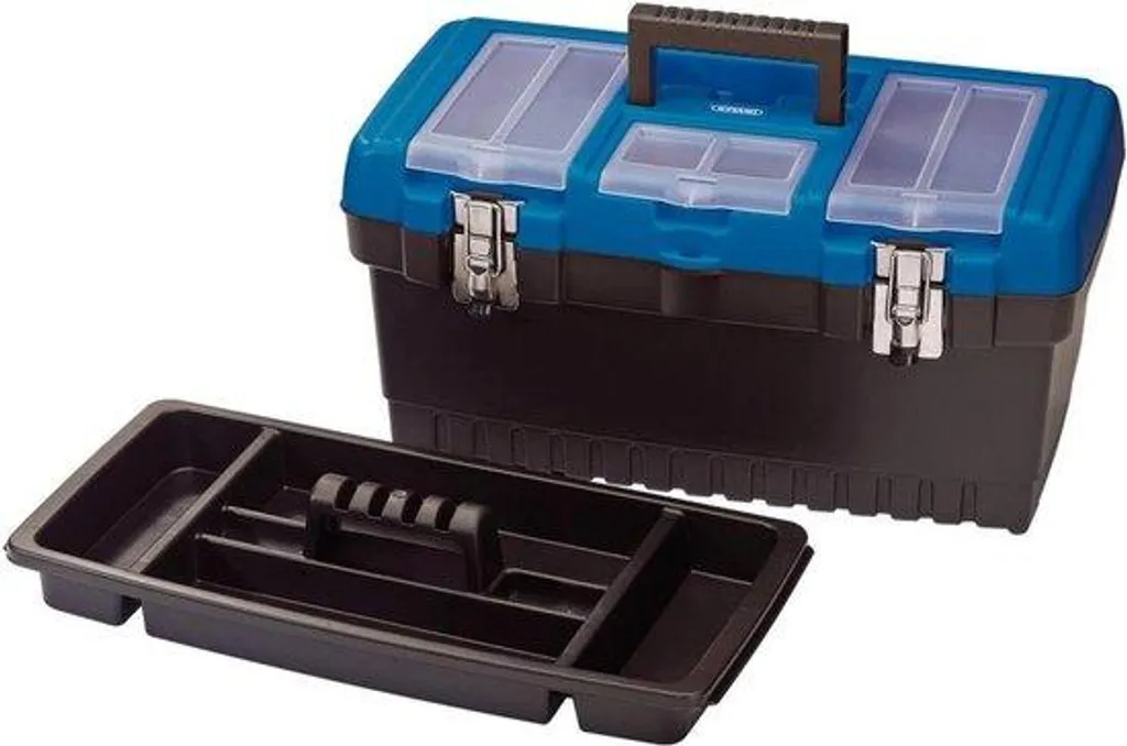 Boîte à outils 480 mm multicolore avec bac de rangement amovible