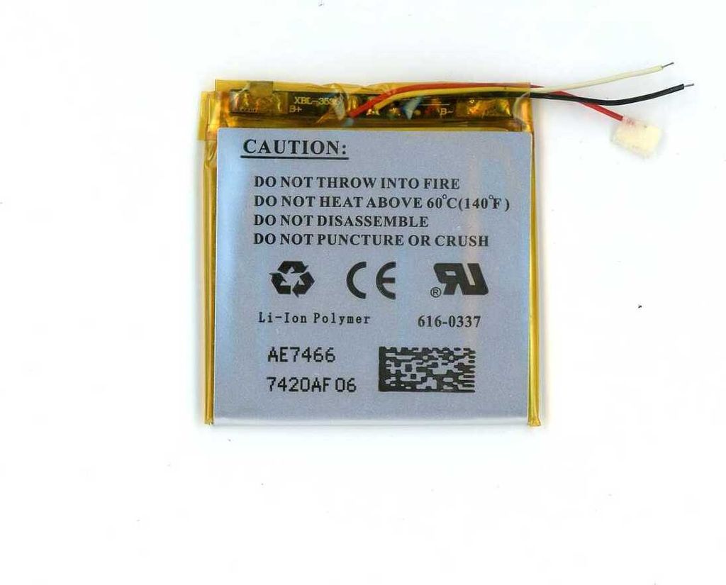 Batterie mit Werkzeug 400 mAh für iPod Nano 3G