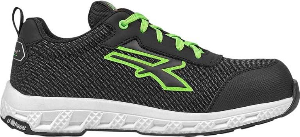 U-Power Mitch ESD Unisex Erwachsener Schwarz, Grün, Weiß