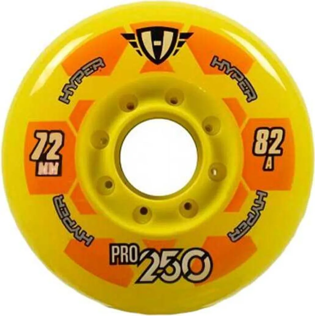Roues Roller Hockey pour Asphalte 76mm Hyper Pro 250 Rad 82A Or