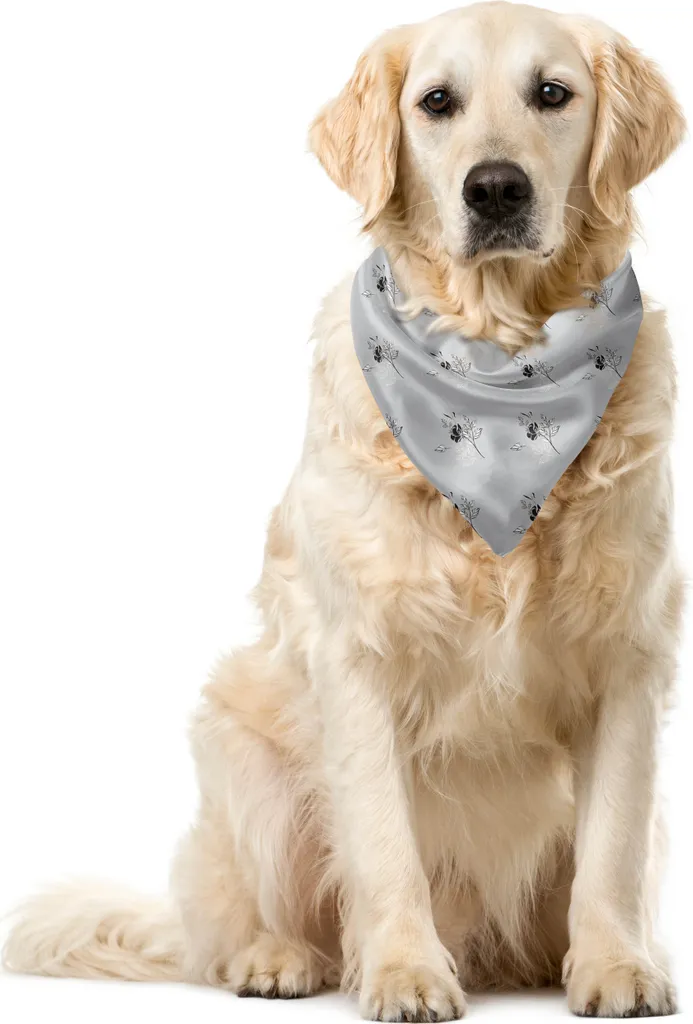 Bandana Pet Floreale ABAKUHAUS 55x55 - Look Romantico e Trendy