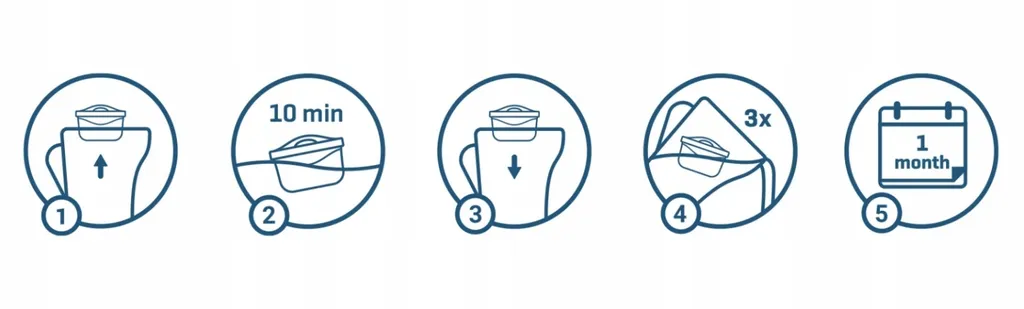 Set 10 Cartucce Filtro Acqua Wessper - Compatibile Brita Maxtra+ e Philips - 8