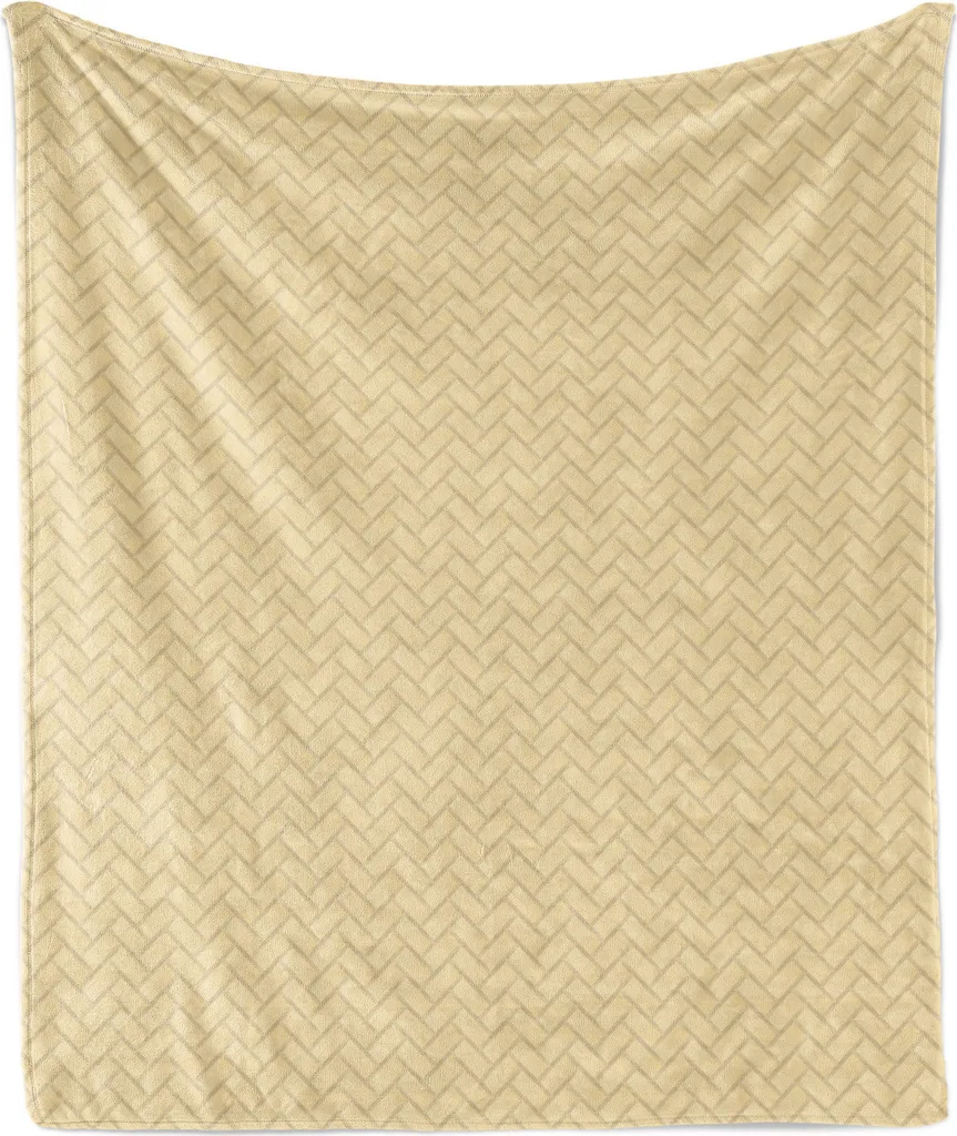 Coperta ABAKUHAUS Beige 125x175: Pile Flanella Anti-Macchia e Lavabile