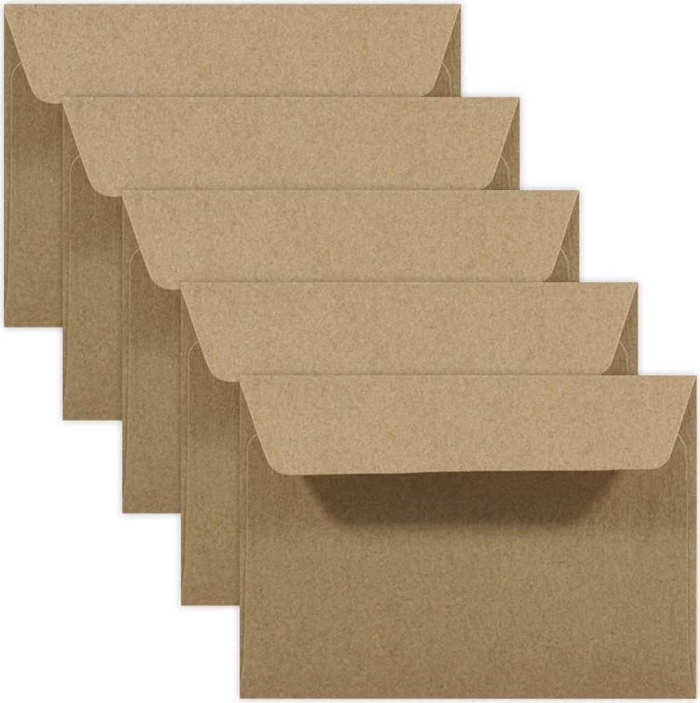 C7 NK EKO Kraft Briefumschläge braun 100g - 5St