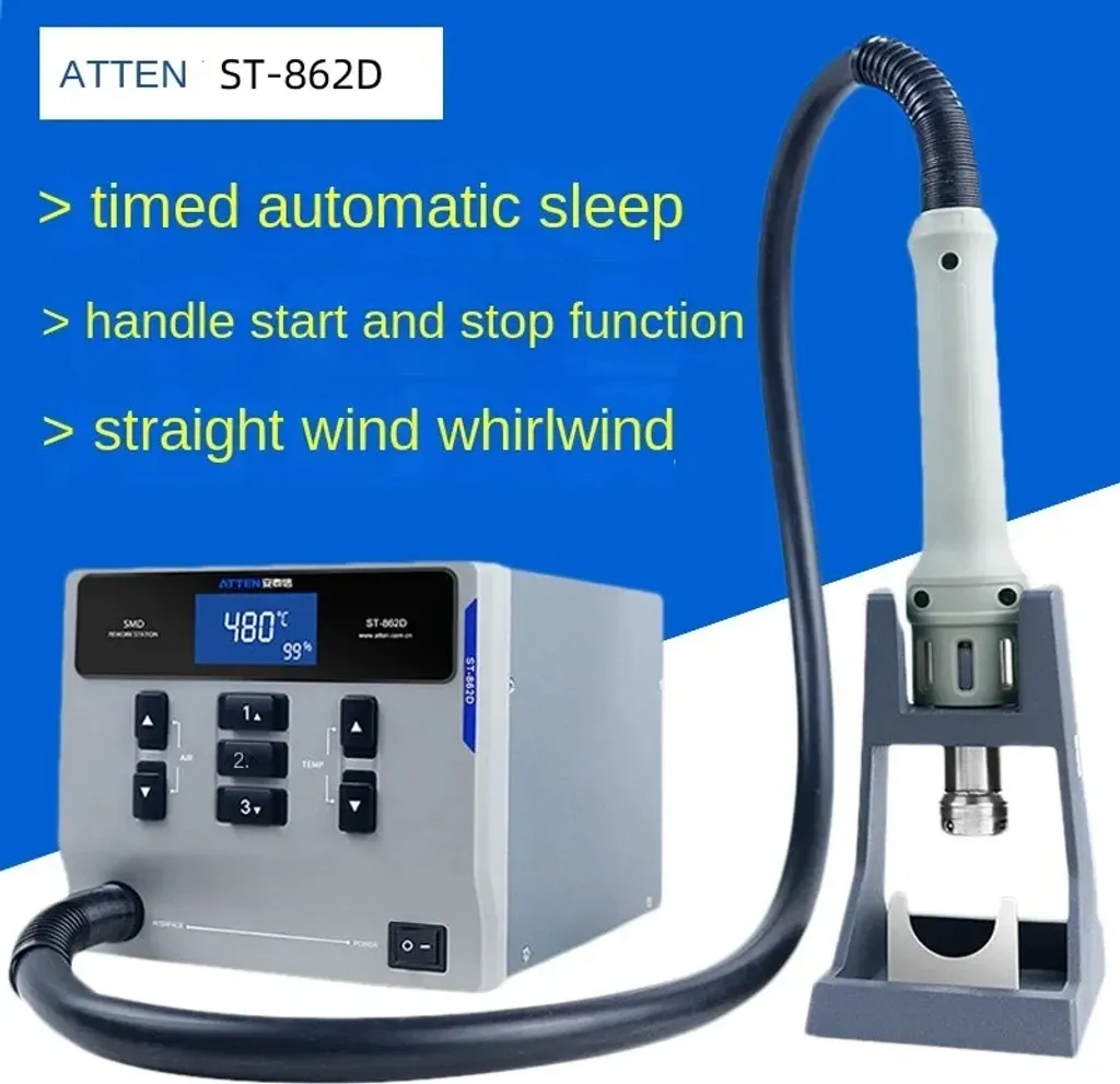 Station de soudage à air chaud numérique 220V pour dessoudage sans risque - 2