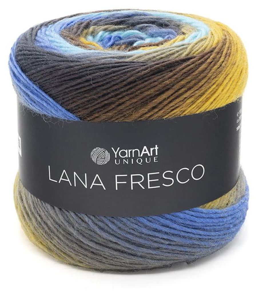 YarnArt Lana Fresco 8102 100 % vlna, příze s barevným Obrázek produktu 