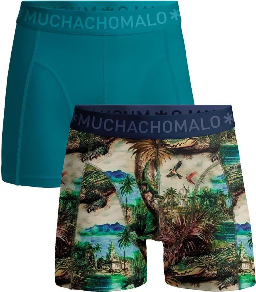 Muchachomalo Herren Boxershorts – 2er Pack – Baumwolle Stretch – Bequeme Unterwäsche – Größe 6XL - U-OUTLT1010-320