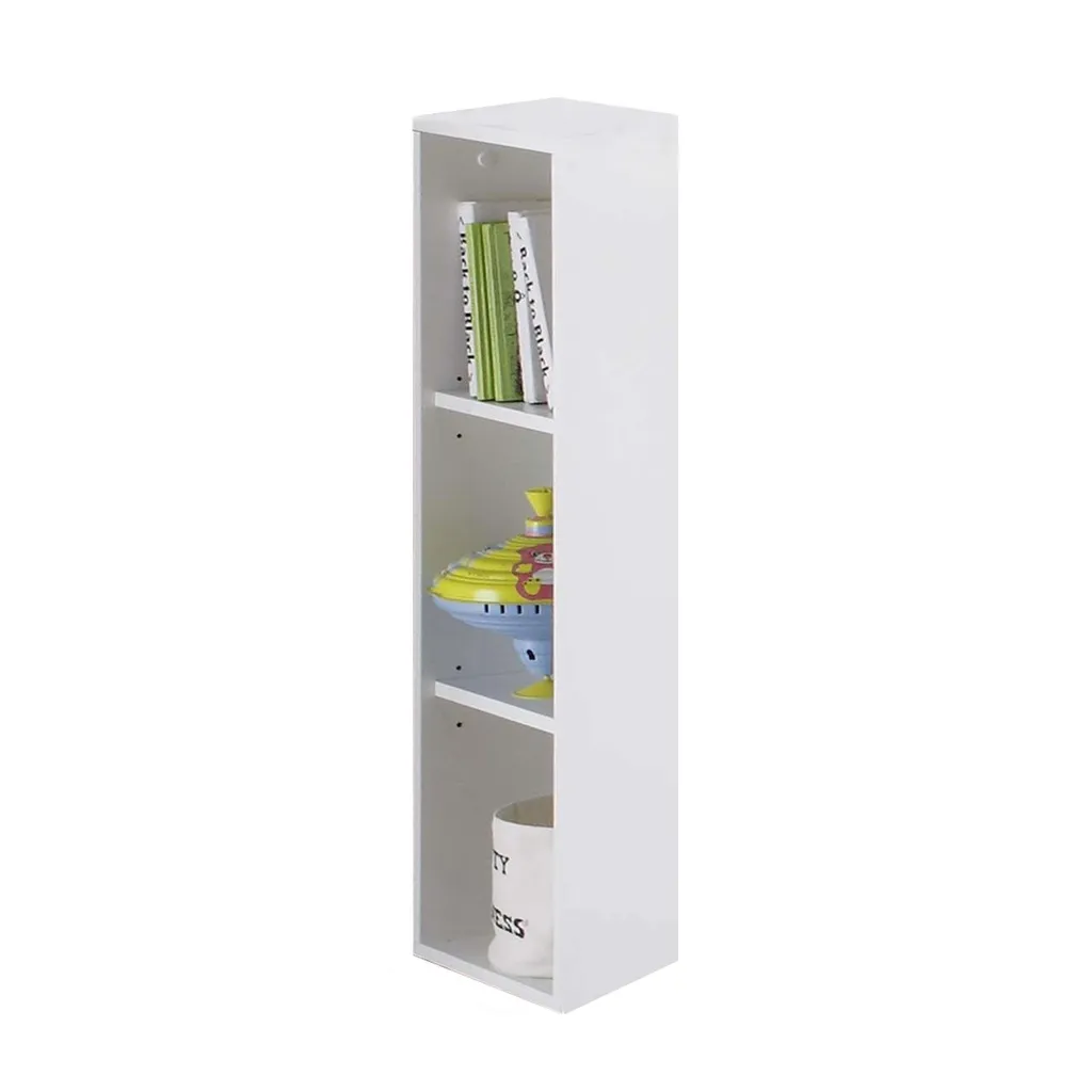 Étagère Rootz chambre bébé en bois blanc - Rangement spacieux élégant