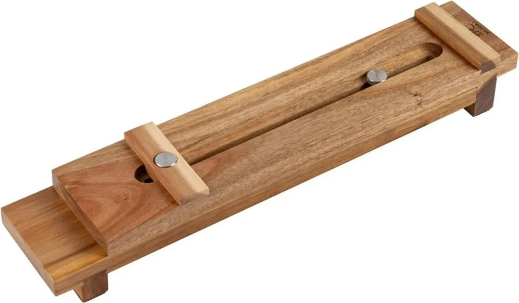 Base Pietra per Affilare Shiori in Legno di Acacia - Design e Funzione