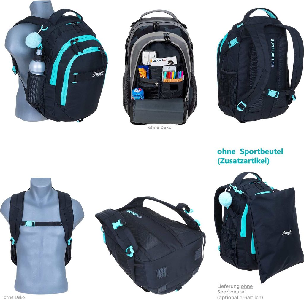 Schulrucksack Elephant Hero Signature Rucksack Mädchen Produktbild 7