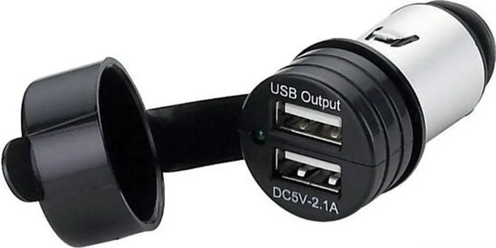Adaptateur USB Double Étanche pour Moto et Bateau - Connecteur 5V 1A