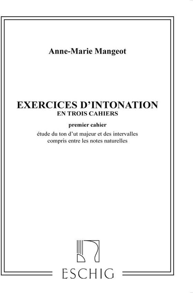 Mangeot Exercices D'Intonation Vol 1 Music Education