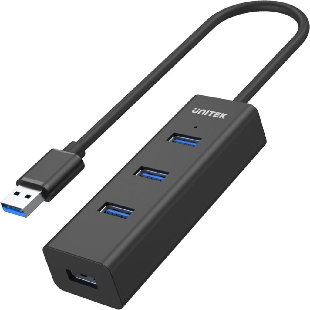 Unitek 4-Anschluss USB 3.0 schwarz (Y-3089) Produktbild 