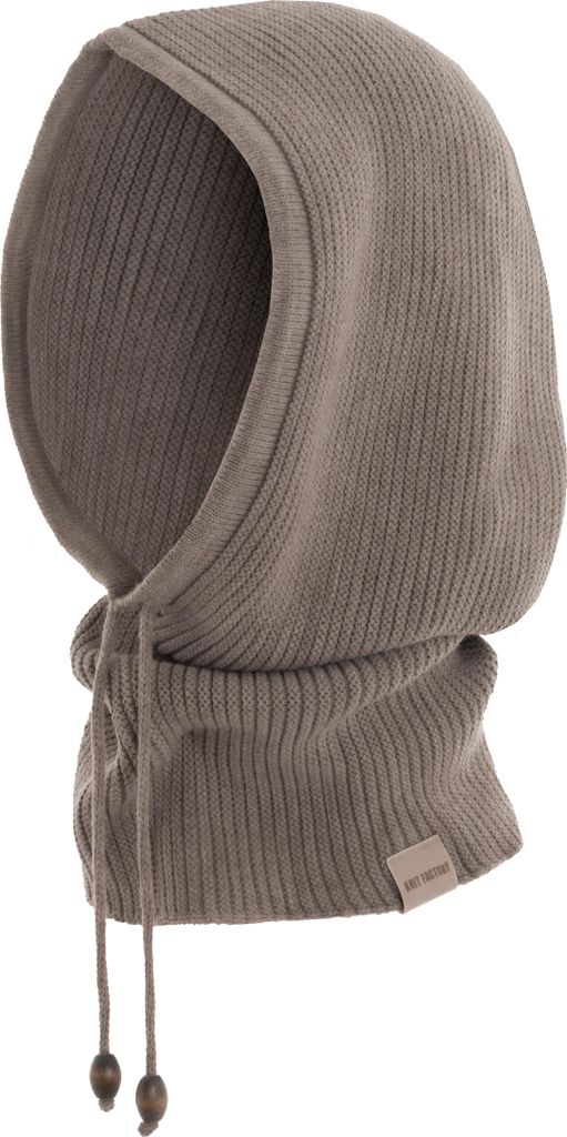Knit Factory Evy Kapuzenschal - Marron - One Size