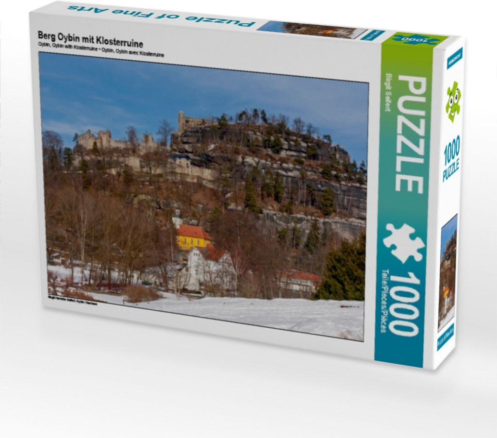 Calvendo Berg Oybin mit Klosterruine 1000 Teile Puzzle quer 640x480mm, Seifert Birgit; 7342198