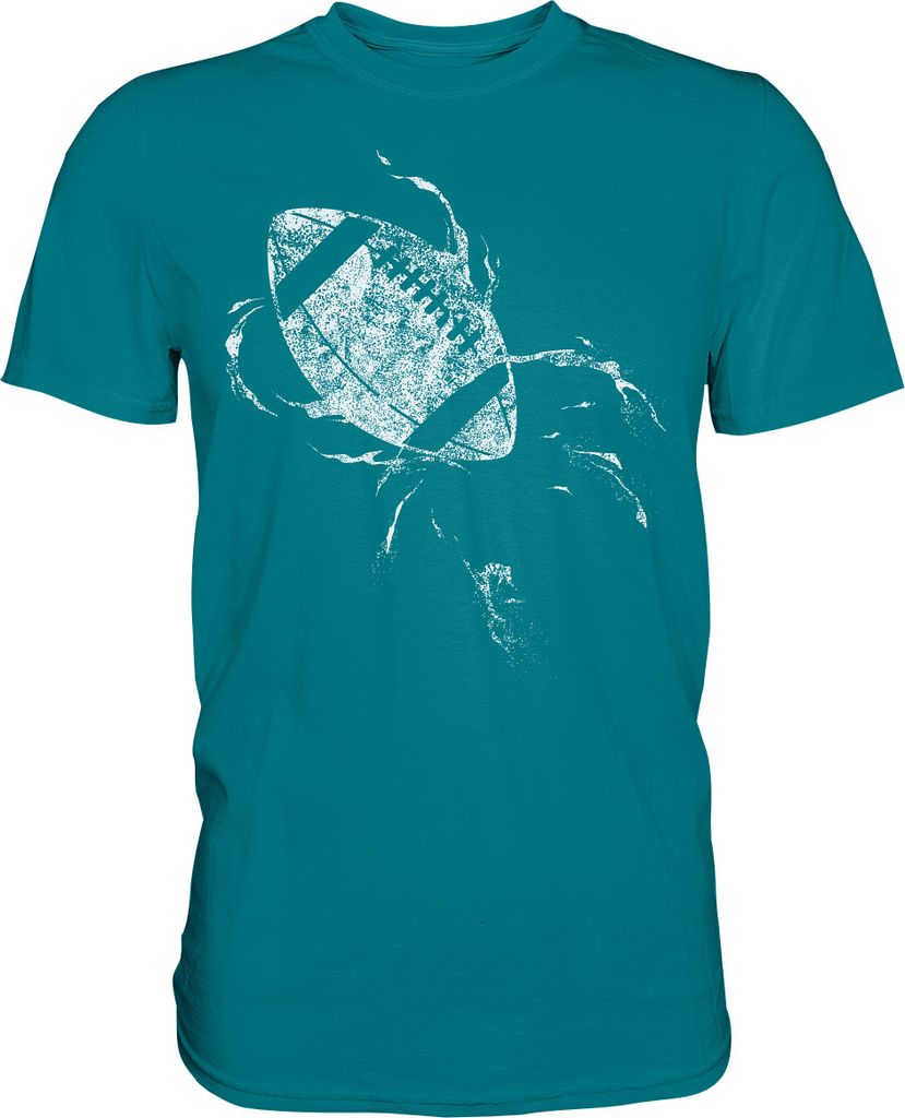 American Football T-Shirt – Diva Blue / 3XL Produktbild 
