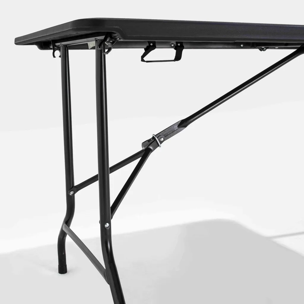 Ensemble repas pliable pour camping et jardin table 180cm avec bancs