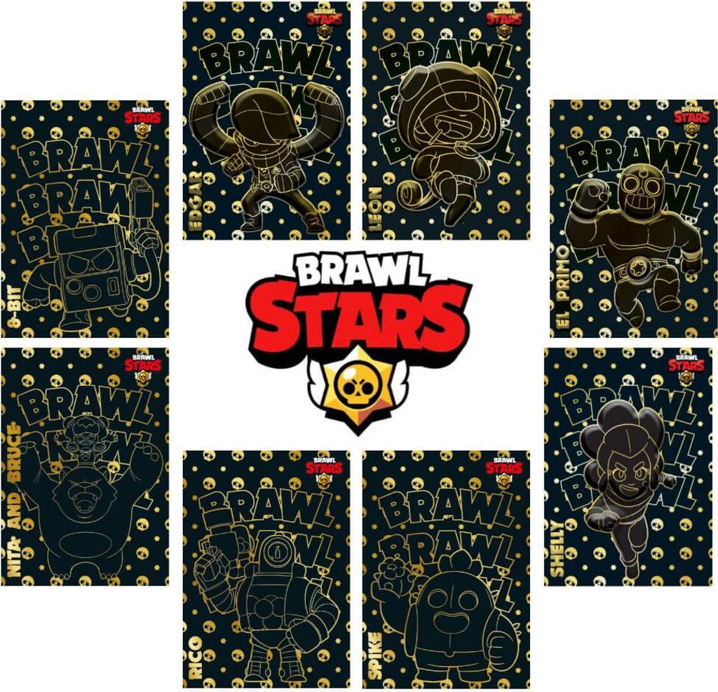 Brawl Stars Karten - Trading Cards Limited Edition - 8 LE Karten