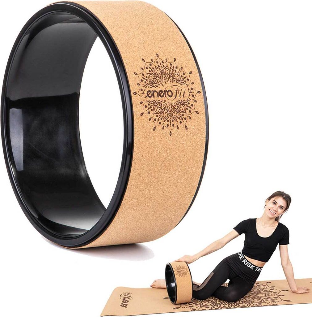 Enero Fit Korken-Yoga-Übungsrad Produktbild 