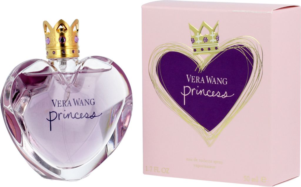 A perfume bottle and its packaging are displayed side-by-side against a white background.
