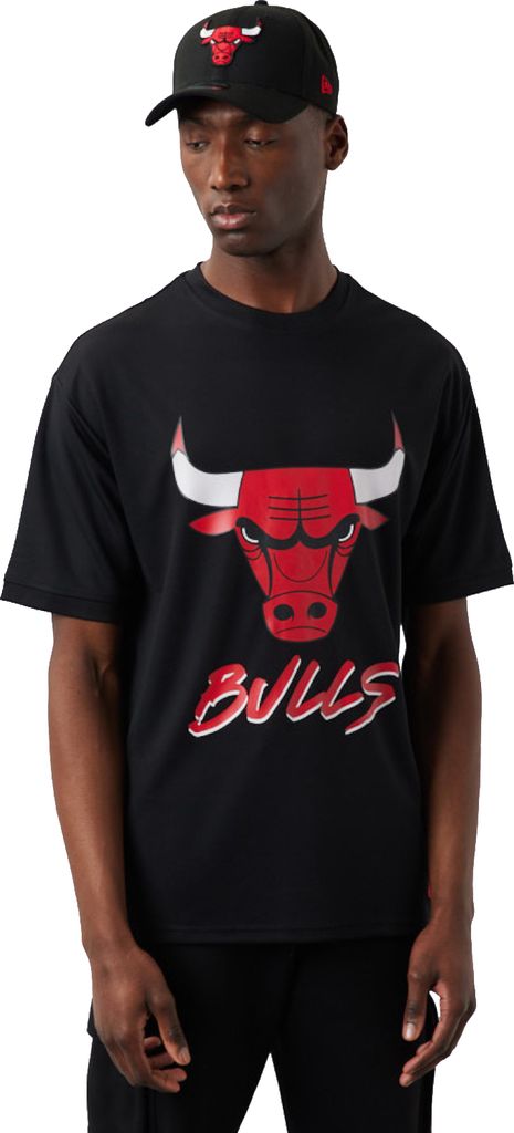 New Era T-shirt Nba Chicago Bulls Script Mesh, 60284738, Größe: 173
