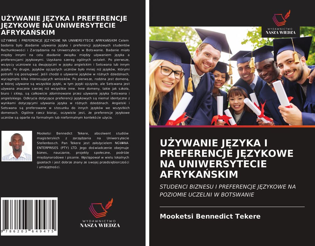 U¿Ywanie J¿Zyka I Preferencje J¿Zykowe Na Uniwersytecie Afryka¿Skim