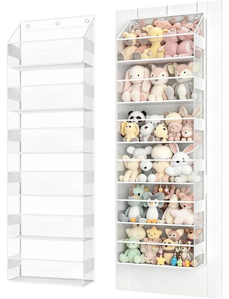 Omgoods – Organizér na hračky so 6 priehradkami a 3 háčikmi Obrázok produktu 