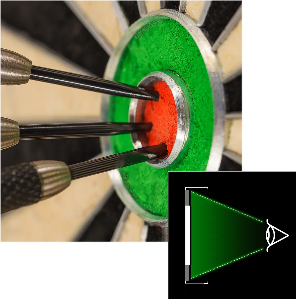 Éclairage LED pour cible de fléchettes Winmau Plasma en aluminium - 11